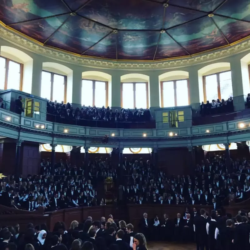 Matriculation at the Sheldonian. Photo by Isaac Soon (c) 2016